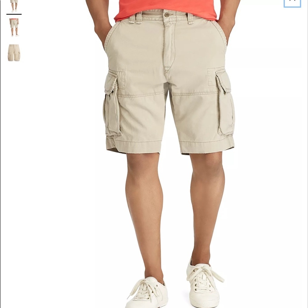 NEW 30” Red Ralph Lauren Cargo Shorts - Men - Picture 4 of 11